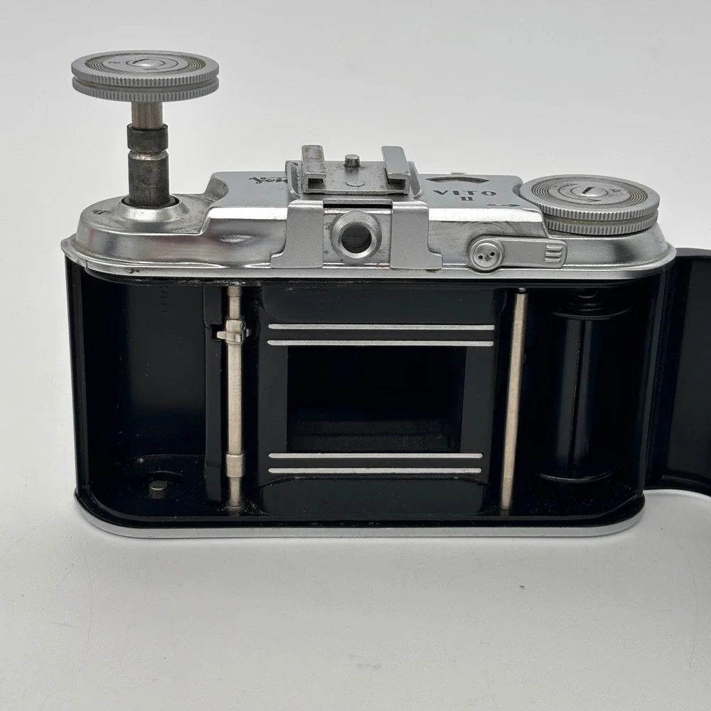 Voigtlander Vito II Folding 35mm Film Camera Color-Skopar 50mm f/3.5 Prontor-SV